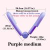 Purple Medium Yoga; Fitness Pelvic Floor Muscle Trainer