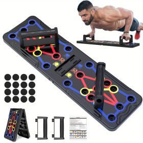 Push Up Board; Foldable Multi-Functional 20-In-1