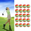 Outdoor Sport Golf Balls color Rainbow Stripe Balls FOAM