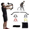 Stretch Bow Resistance Bands  Bar System Portable Home Gym