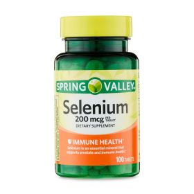 Spring Valley Selenium Immune Health Dietary Supplement