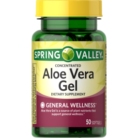 Spring Valley Concentrated Aloe Vera Gel Dietary Supplement