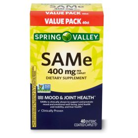 Spring Valley SAMe Dietary Supplement Value Pack;  400 mg