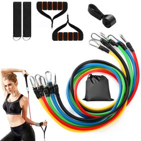 11Pcs Resistance Bands Set Fitness Workout Tubes Exercise