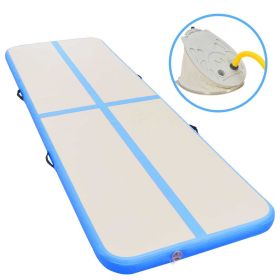 Inflatable Gymnastics Mat with Pump PVC Blue