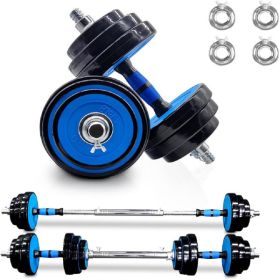 Adjustable Weights Dumbbells Set of 2, 44Lbs 2 in 1