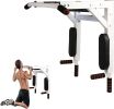 Wall Mounted Pull Up Bar Multi-Grip Dip Bar Multifunctional