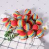 Outdoor Sport Golf Balls color Rainbow Stripe Balls FOAM