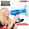 5 CORE 40W Waterproof Megaphone Bullhorn Flashlight