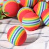 Outdoor Sport Golf Balls color Rainbow Stripe Balls FOAM