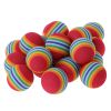 Outdoor Sport Golf Balls color Rainbow Stripe Balls FOAM