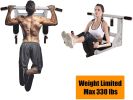 Wall Mounted Pull Up Bar Multi-Grip Dip Bar Multifunctional