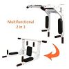 Wall Mounted Pull Up Bar Multi-Grip Dip Bar Multifunctional