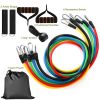 11Pcs Resistance Bands Set Fitness Workout Tubes Exercise