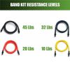 Stretch Bow Resistance Bands  Bar System Portable Home Gym