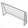 6.55FT Football Goal with Field Ropes, Galvanized Pipe