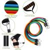 11Pcs Resistance Bands Set Fitness Workout Tubes Exercise