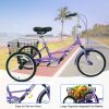 Adult Folding Tricycles 3 Wheel W/Installation Tools