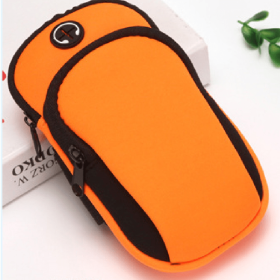 Universal 6.5'' Running Sport Armband Bag Waterproof Arm Bag (Color: orange)