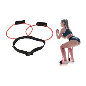 Exercise Slip-on Resistance Band For Home Fitness (Color: Red)