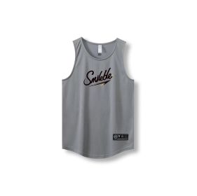 Loose Men Running Vest Sleeveless Shirt Quick Dry Tank Tops (Color: 870 vest10, size: S)