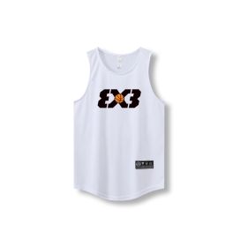 Loose Men Running Vest Sleeveless Shirt Quick Dry Tank Tops (Color: 870 vest24, size: XXL)