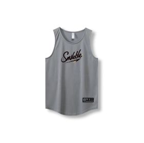 Loose Men Running Vest Sleeveless Shirt Quick Dry Tank Tops (Color: 870 vest10, size: XXXL)