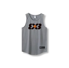 Loose Men Running Vest Sleeveless Shirt Quick Dry Tank Tops (Color: 870 vest19, size: XXL)