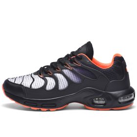 Running Shoes Air Cushion Fitness Sneakers Mens Breathable (Color: 1680 hei ju, size: 44)