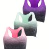 Medium Support Two Tone Racer Back Sports Bra