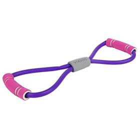 Stretch Band Rope Arm Stretcher Latex Arm Resistance Fitness (Color: purple band)