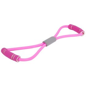 Stretch Band Rope Arm Stretcher Latex Arm Resistance Fitness (Color: pink band)