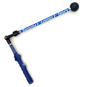 Golf Swing Trainer For Aid Hand Strength Flexibility Power (Color: Blue)