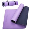 COOLMOON 1/4 Inch Extra Thick Yoga Mat Double-Sided