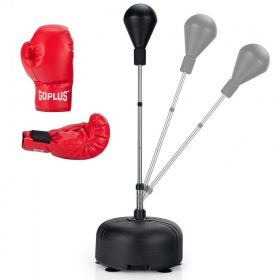 Adults/ Kids Hand-Eye Coordination Boxing Punching Bag (Color: Black, Type: Exercise & Fitness)