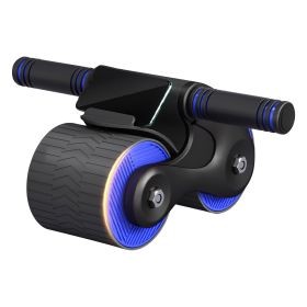 Automatic Rebound Abdominal Wheel Anti-slip AB Roller Wheel (Color: Blue)