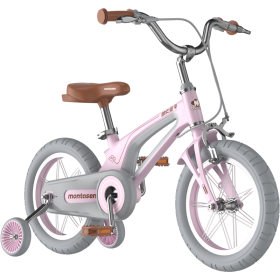 14" Kids Bike for Girls and Boys, Magnesium Alloy Frame (Color: as Pic)