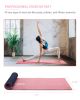 COOLMOON 1/4 Inch Extra Thick Yoga Mat Double-Sided