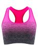 Medium Support Two Tone Racer Back Sports Bra