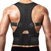 Unisex Back Brace Posture Corrector; Magnetic Lumbar Back