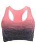 Medium Support Two Tone Racer Back Sports Bra