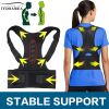 Unisex Back Brace Posture Corrector; Magnetic Lumbar Back