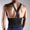 Adjustable Weightlifting Belt with Shoulder Strap Back Braces