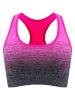 Medium Support Two Tone Racer Back Sports Bra