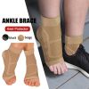 Compression Sports Ankle Brace; Heel Protector For Pain Relief