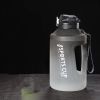 Sports Water Jug With Time Markers; Gradient Color Fitness