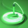 LED Glow-in-the-dark Jumping Rope; USB For Men And Women