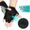 Breathable Fitness Gloves Gym Weightlifting Thin Non-slip Half